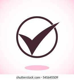 ok vector icon, vector best flat icon, EPS