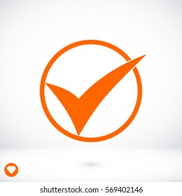 ok vector icon, vector best flat icon, EPS