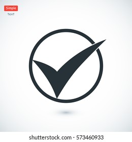 ok vector icon, vector best flat icon, EPS