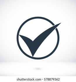 ok vector icon, vector best flat icon, EPS