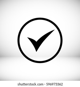 ok vector icon, vector best flat icon, EPS