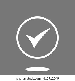 ok vector icon, vector best flat icon, EPS