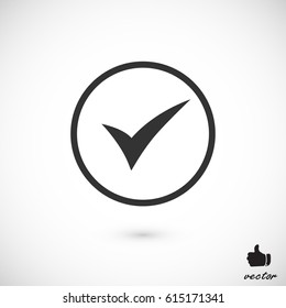 ok vector icon, vector best flat icon, EPS
