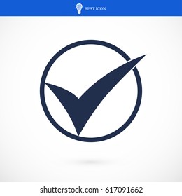 ok vector icon, vector best flat icon, EPS