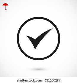 ok vector icon, vector best flat icon, EPS