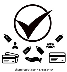 ok vector icon, vector best flat icon, EPS