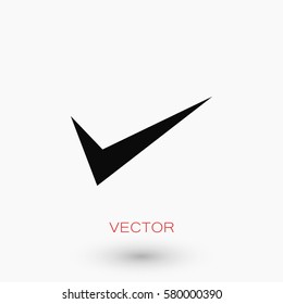 ok vector icon, flat design best vector icon