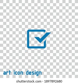 ok Vektorsymbol auf abstraktem Hintergrund