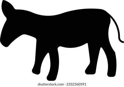 okapi donkey mule animal mammal Glyph