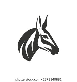 Okapi Icon on White Background - Simple Vector Illustration svg