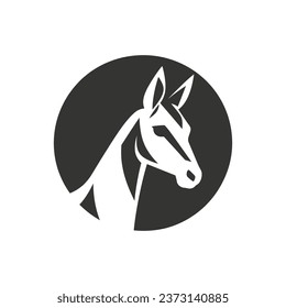 Okapi Icon on White Background - Simple Vector Illustration svg