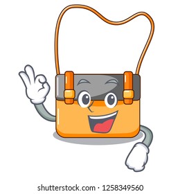 Okay bag messenger businessman the leather character