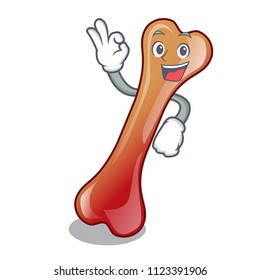 Okay bone jelly candy character cartoon