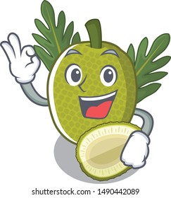 Okay breadfruit with in the character shape