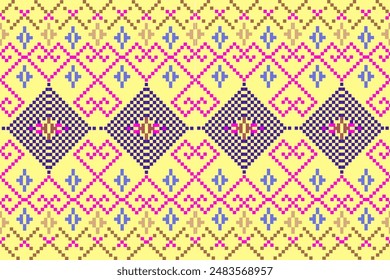 The okay design on yellow background look like American pattern 