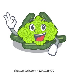 Okay detail texture of roman cauliflower character