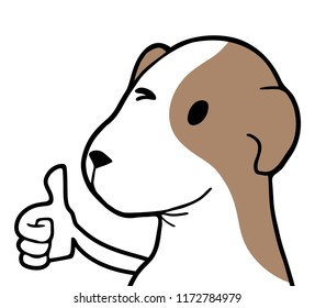 okay dog gesture