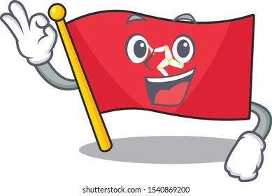 Okay flag isle of man on character