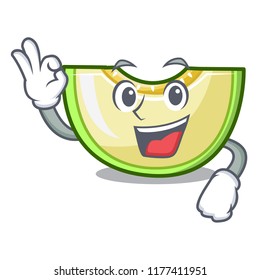 Okay fresh melon slice in the frezeer cartoon