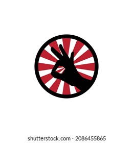 Bien, dibujo a mano de la ilustración del logo.