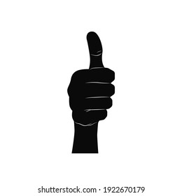Vale, señalización de mano, vectores gráficos