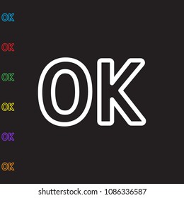 okay. icon illustration.