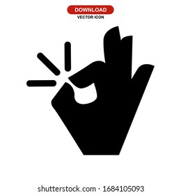 okay icon or logo isolated sign symbol vector illustration - high quality black style vector icons
