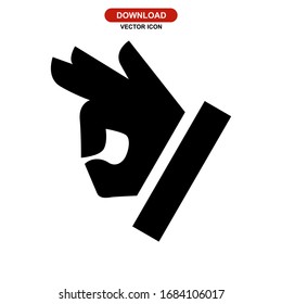 okay icon or logo isolated sign symbol vector illustration - high quality black style vector icons

