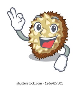 Okay marang fruit in shape a cartoon