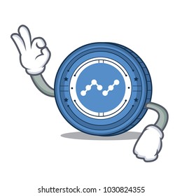 Okay Nano coin character cartoon