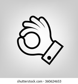 Okay, ok hand gesture