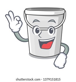 Okay plastic tube bucket the cartoon shape