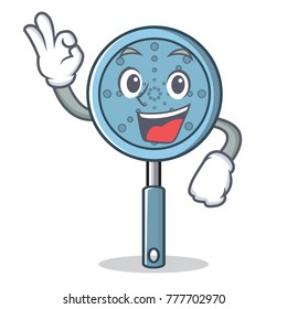 Okay skimmer utensil character cartoon