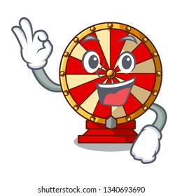 Okay spinning wheel toy isolated the character
