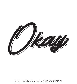 okay text on white background.
