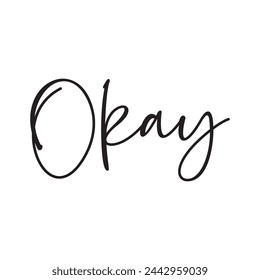 okay text on white background.