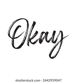 okay text on white background.