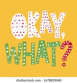 Okay,what texture star abstract,Graphic design print t-shirts,vector,poster,card