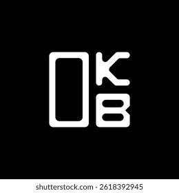 Diseño creativo del logotipo de la letra de OKB con el gráfico del Vector, logotipo simple y moderno de OKB. Diseño de alfabeto lujoso OKB  