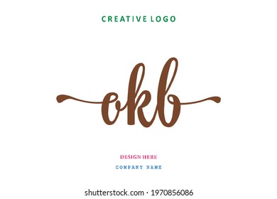 OKB lettering logo is simple, easy to understand and authoritative