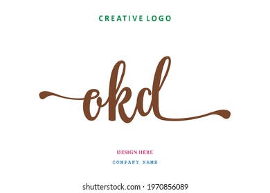 OKD lettering logo is simple, easy to understand and authoritative