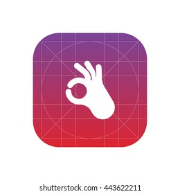 okey hand sign icon