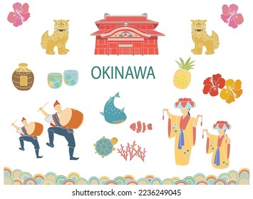 Okinawa Japan.  Landmark and event.