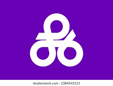 Okinawa, Japan Stamp Postal. Silhouette Seal. Flag Passport Round Design. Vector Icon. Design Retro Travel. National Symbol.