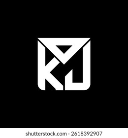 OKJ letter logo creative design with vector graphic, OKJ simple and modern logo. OKJ luxurious alphabet design  