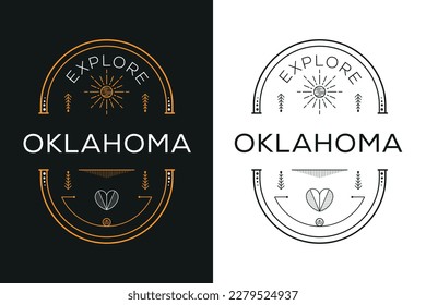 Oklahoma City Design, Vector illustration.