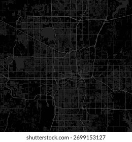 Plano de cuadrícula Urbana de líneas elegantes en tonos neutros monocromos refinados con escala de grises y acento negro.