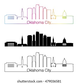 399 Oklahoma city skyline Stock Vectors, Images & Vector Art | Shutterstock