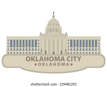 Oklahoma city. Symbol city