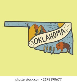 Oklahoma City Tshirt Vector Design